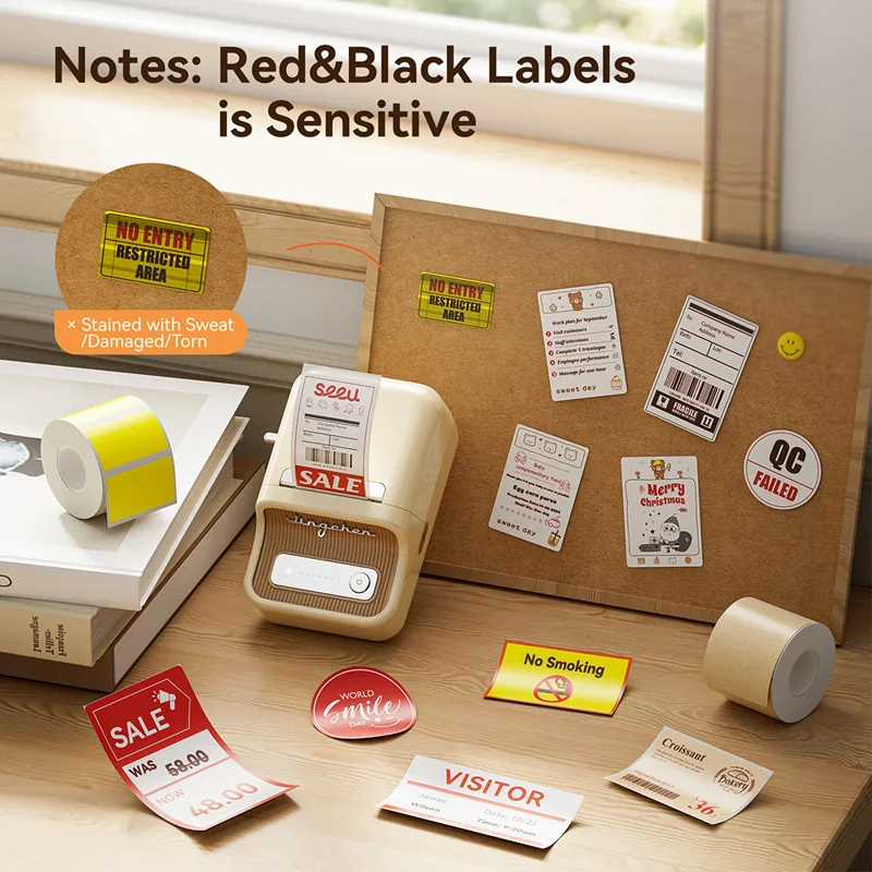 Commercial Printing Business - Imprimante d'étiquettes Niimbot B21 PRO rouge