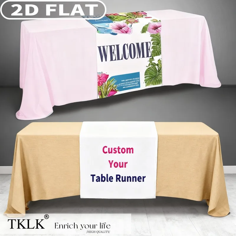 Commercial Printing Ink - Nappe en Polyester personnalisable avec Logos