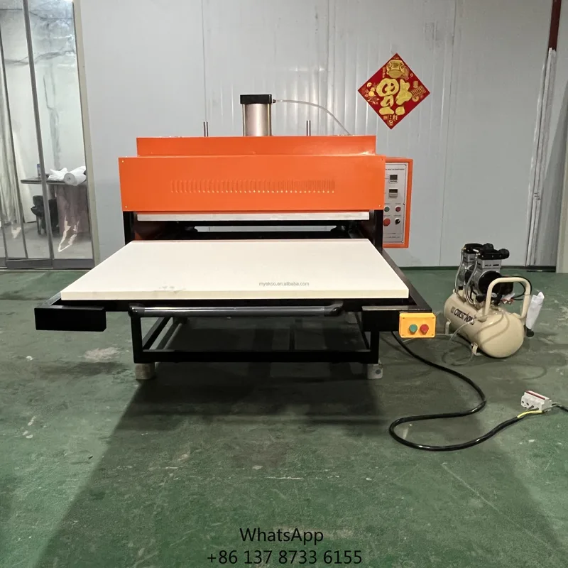 Commercial Printing Business - Presse à chaud pneumatique double poste