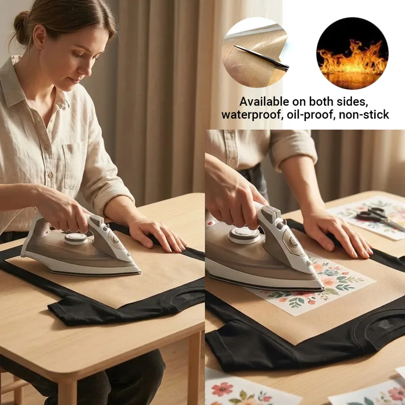 Heat Press Teflon Sheet - Lot de 3 feuilles de Teflon