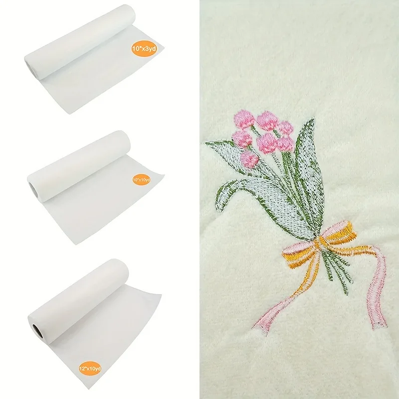 Embroidery Stabilizer Backing - 1 Rouleau de Stabilisateur Soluble dans
