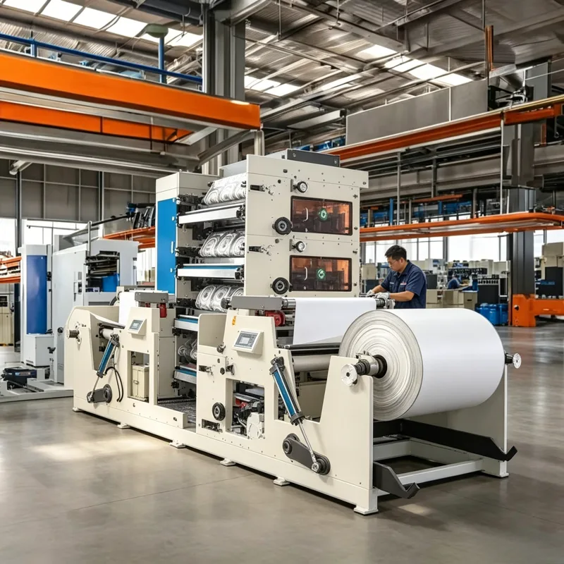 Commercial Printing Business - Machine d'impression flexographique haute efficacité, faible