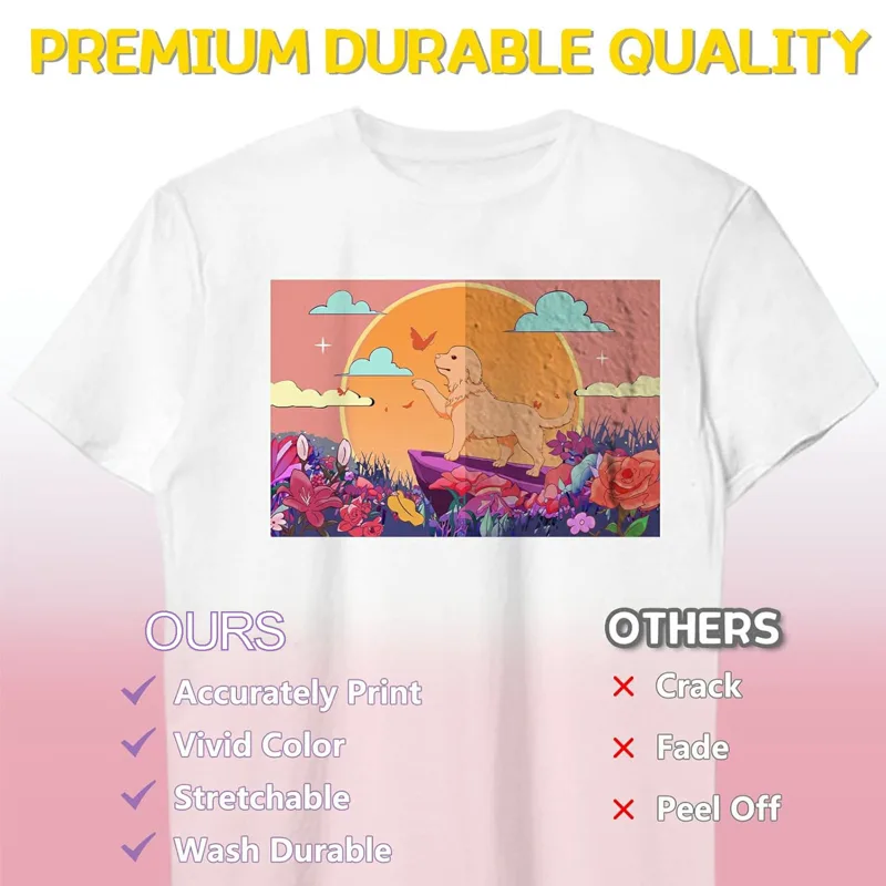 Papier de transfert de chaleur - Printable Heat Transfer Vinyl avis et prix
