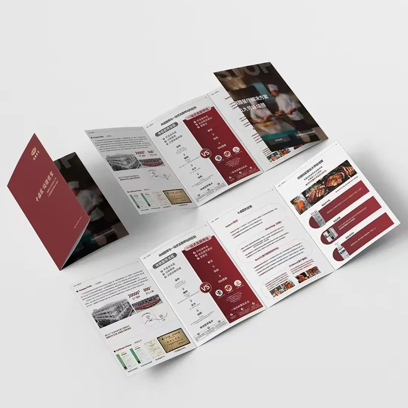 Brochures personnalisées, dépl - Commercial Digital Printing avis et prix
