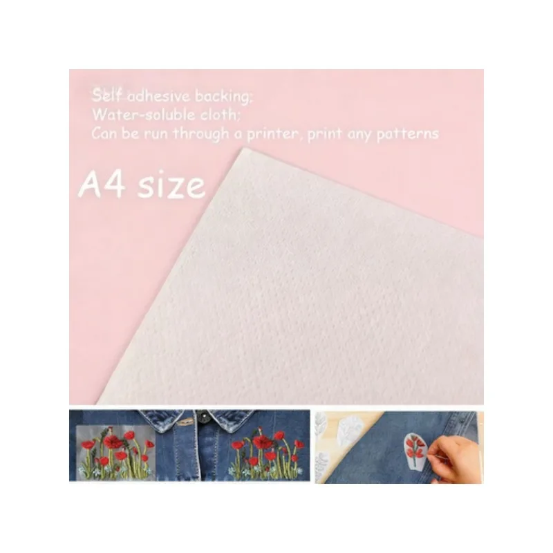5 feuilles A4 autocollantes im - Embroidery Stabilizer Backing avis et prix