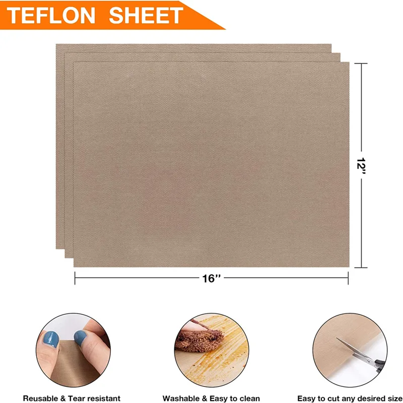 Feuille de PTFE pour repasser, - Heat Press Teflon Sheet avis et prix