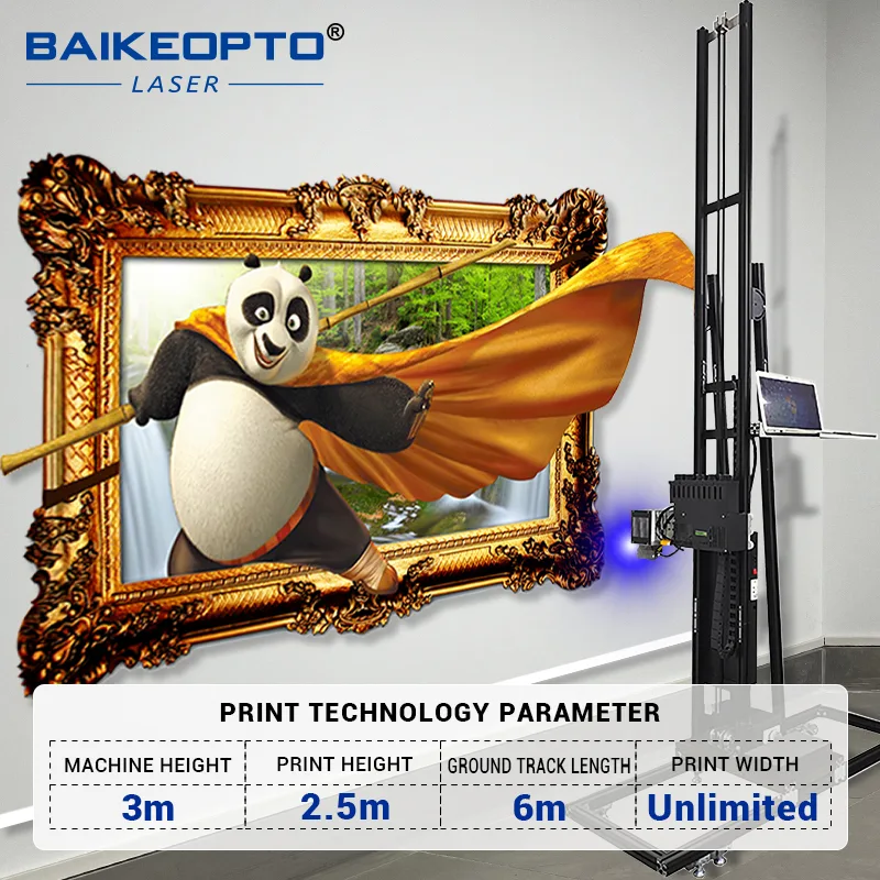 BK-UP600S 3D UV Machine d'impr - Commercial Wall Printing Machine avis et prix